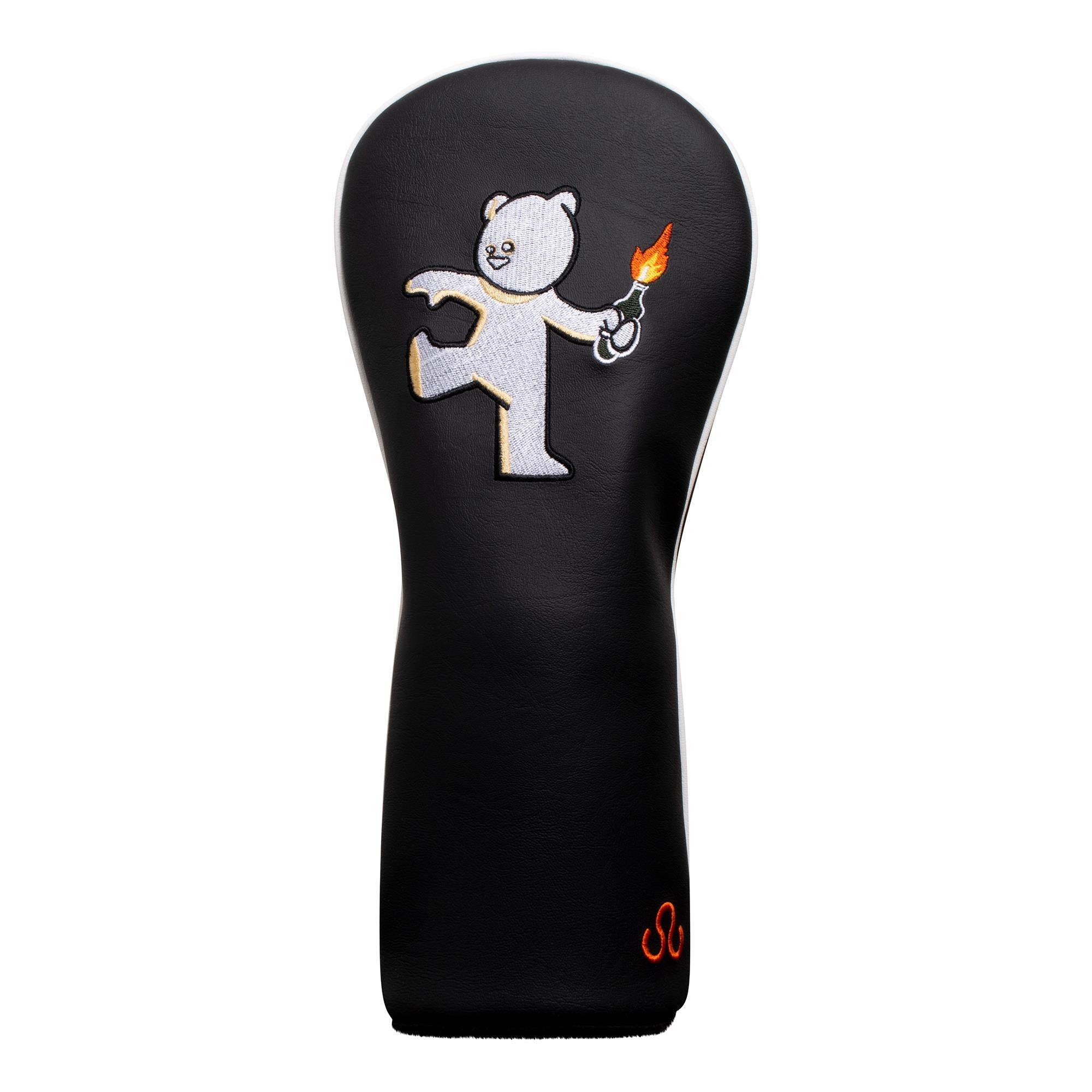 Banksy Teddy Bear Driver Headcover Black